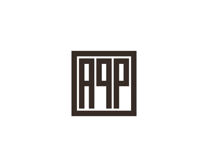 AQP logo design vector template