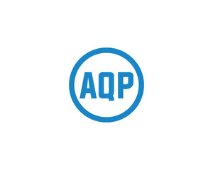 AQP logo design vector template