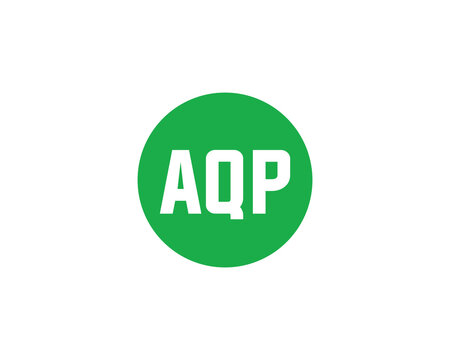 AQP logo design vector template