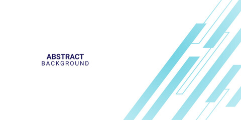 Blue and white abstract banner background. Modern abstract white and blue background with 2D Overlap layers effect. backgrounds, curve, defocused, elegance, flowing, horizontal, illuminated, liquid,