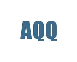 AQQ logo design vector template