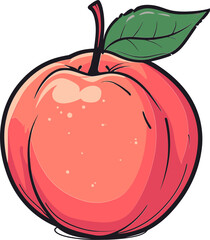 Peach Picnic Enjoying Nature Bounty in Open Fields