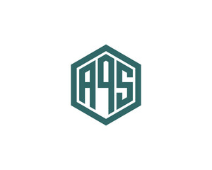 AQS logo design vector template