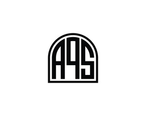 AQS logo design vector template