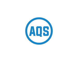 AQS logo design vector template