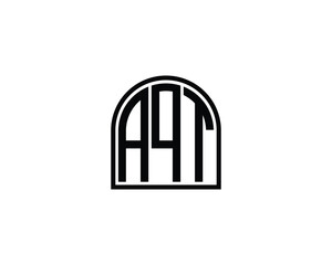 AQT Logo design vector template
