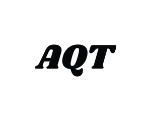 AQT Logo design vector template
