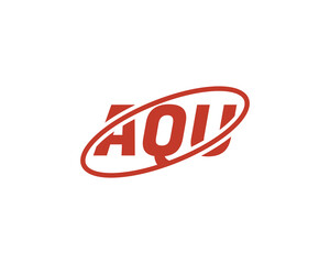 AQU logo design vector template