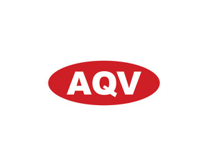 AQV logo design vector template
