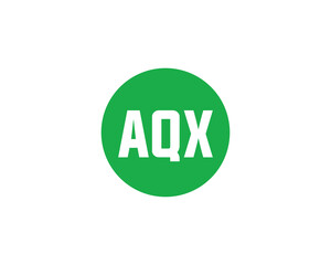 AQX logo design vector template