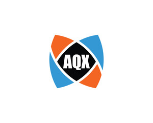 AQX logo design vector template