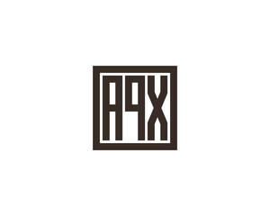 AQX logo design vector template
