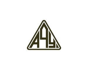 AQY logo design  vector template