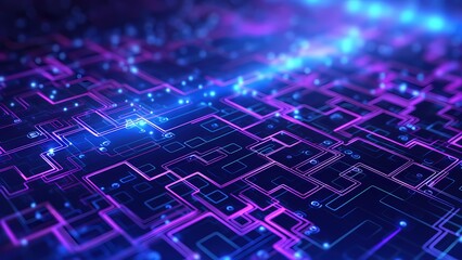 Purple Abstract Geometric Background