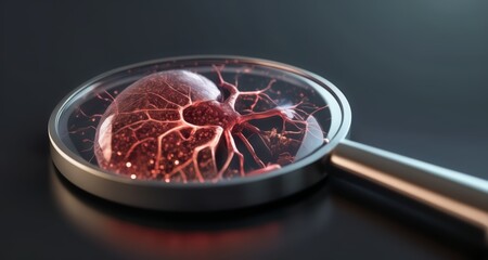  Exploring the intricate beauty of a heart under the microscope