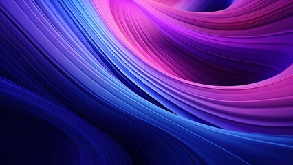 Colorful Abstract Flowing Lines Background