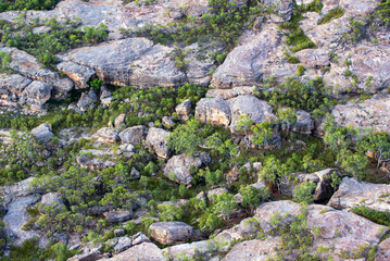 Explore the rugged beauty of Outback scenery near Cobbold Gorge, close to Forsayth in North Queensland, Australia. Adventure awaits in this untamed wilderness