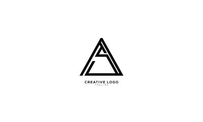 AS SA Abstract initial monogram letter alphabet logo design