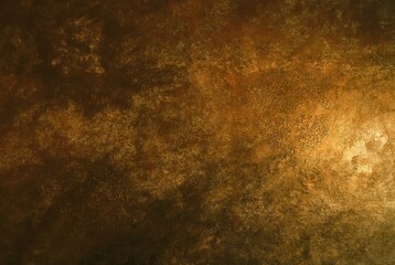 Dark gold wall covered with a decorative stucco 