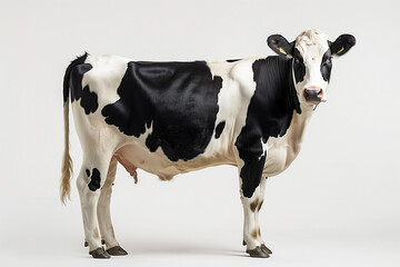 cow in studio  cow on farm organic concept