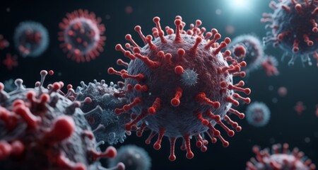  Microscopic battle - Viruses and antibodies in a molecular dance