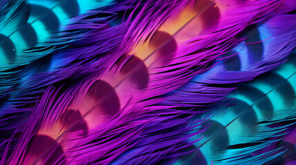 Beautiful colorful feather bird texture background. Abstract background. Beautiful background.