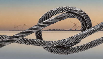 Wire rope for chains, cranes, automobile, lifting, rigging and mooring
