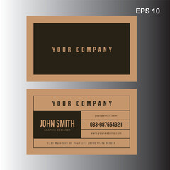 Modern Unique Business Card Design