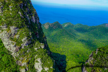 Nature of Langkawi island in Malaysia. Mountains and jungle