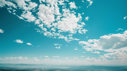 natural background of clouds and blue sky during the day