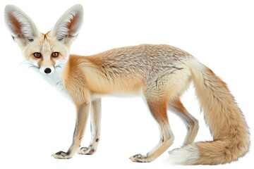 red fox Vulpes 4 years old standing