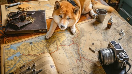 Adventuring with a Shiba Inu: Navigating Route 66 with a Furry Guide