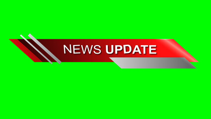 News update latest breaking lower third infographic element for news reporting broadcast on live television. Custom announcement global network journalist intro asset overlay. Attention grabbing.