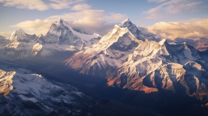 Himalayas mountain landscape. Nepal. - obrazy, fototapety, plakaty