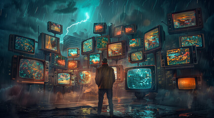 No matter which way they went the constant bombardment of media and news was there