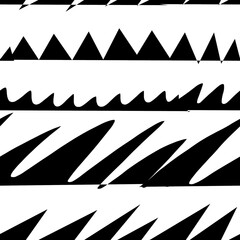 black and white seamless abstract pattern background fabric fashion design print wrapping paper digital illustration art texture textile wallpaper colorful apparel image