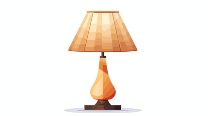 Lamp light room decoration vector illustration
