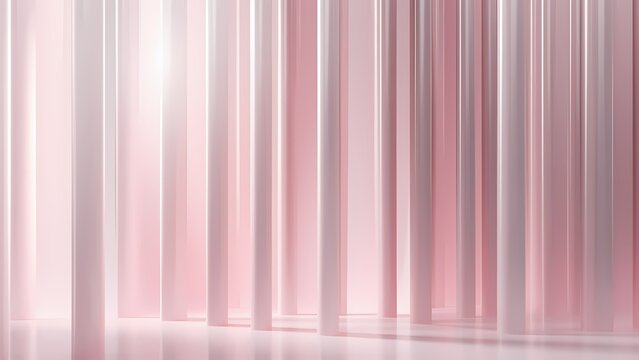 Pink Abstract Cylinder Background