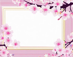桜の背景素材