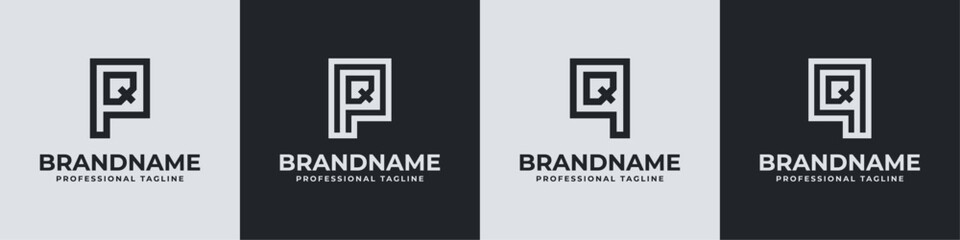 Modern Initials PQ and QQ Logo, suitable for business with PQ, QP, QQ, or QQ initials