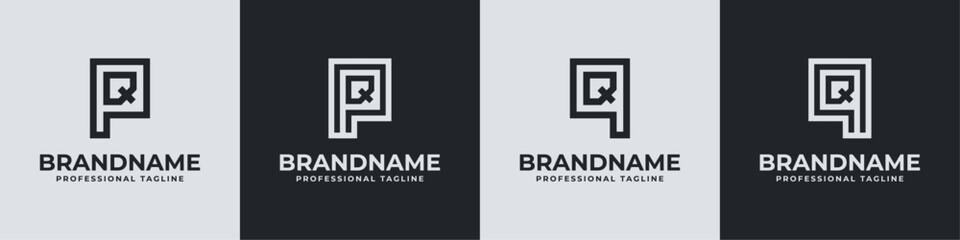 Modern Initials PQ and QQ Logo, suitable for business with PQ, QP, QQ, or QQ initials