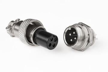 4-pin connector on a light background.