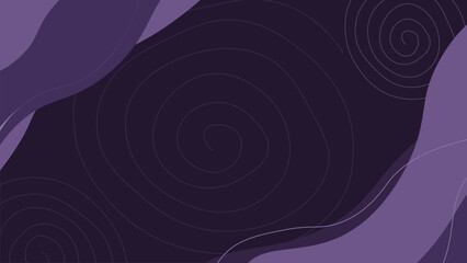 Abstract dark purple background curve decoration