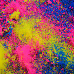 Obraz na płótnie Canvas Colorful Holi festival background, Generative AI, Generative, AI