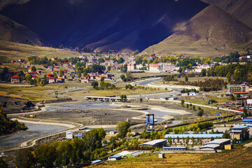 Xinduqiao in Western Sichuan Province, China