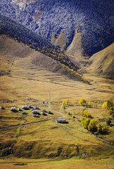 Xinduqiao in Western Sichuan Province, China