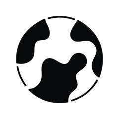 world icon with white background vector stock illustration