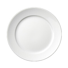 1 empty white plate png