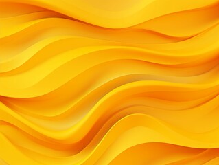 Abstract Yellow Waves Background. Generative AI