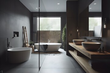Fototapeta na wymiar Interior Design for Bathrooms